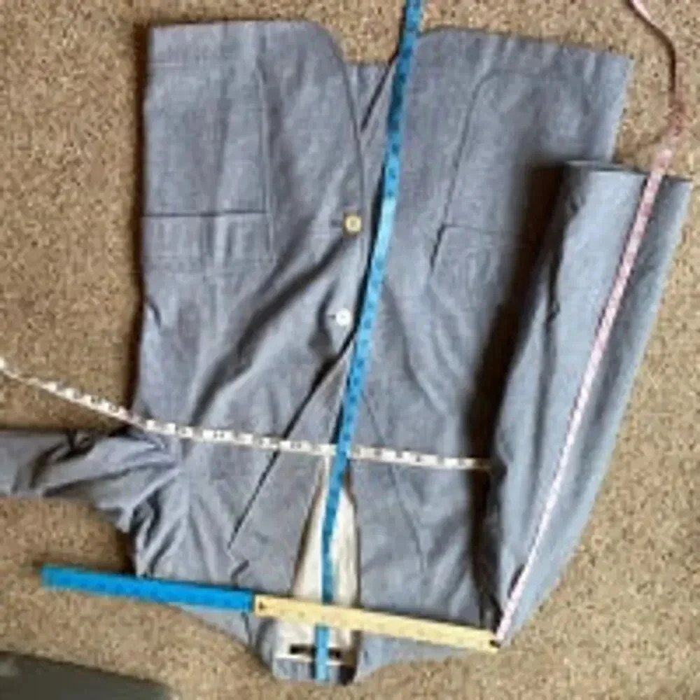 Brooks Brothers Y2K Light Blue 2 Button Sport coat Suit  Blazer Men Size 41R - Picture 3 of 9